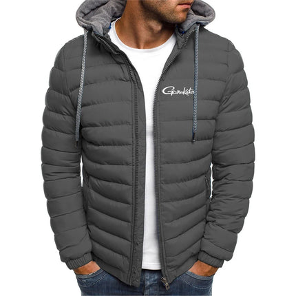 Gamakatsu Fishing 2024 Men's New Autumn and Winter Seven Colour Hooded Jacket Printing Design Exquisite Hooded Coat Tops
