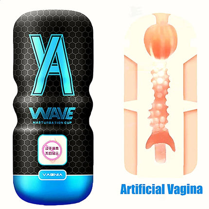 Powerful Sucking Masturbation Cup Realistic Anal Vagina Pocket Pussy Anal Vagina Pocket Pussy Blowjob Massager Male Masturbator