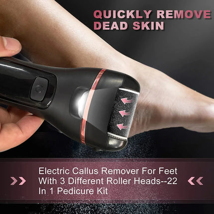 Rechargeable Electric Foot File Callus Remover Machine Pedicure Device Foot Care Tools Feet For Heels Remove Dead Skin