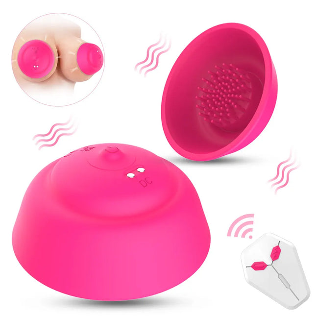 Chest Massager Bra Vibrator Wearable Bra Cup Remote Control Stimulate Nipple Female Masturbator Women Sexmachine Adult Sex Toy
