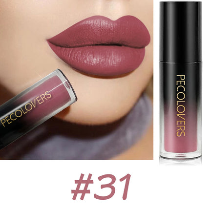 Velvet Matte Lipstick Sexy Red Lip Gloss Waterproof Long Lasting Easy Coloring Non-fading Non-stick Cup Liquid Lip Stick