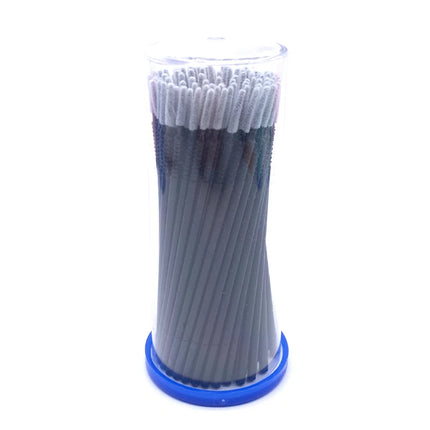 100PCS/Pack Long Head Bendable Micro Brushes Lash Applicator  Eyelash Mascara Glue Cleaning Brush Makeup Tools