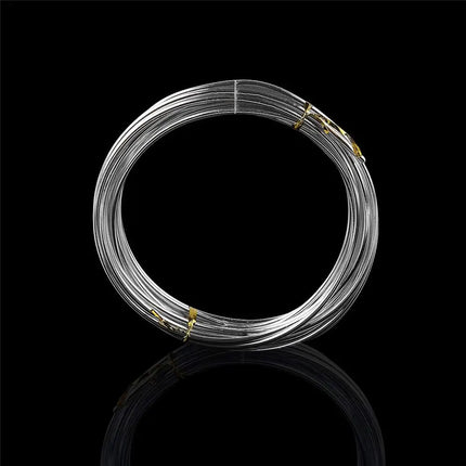 Bendable Craft Wire Anti Fade Soft Silver Color Bendable Wire Craft Supplies Metal Wire For Doll Skeletons Sculptures Car Models