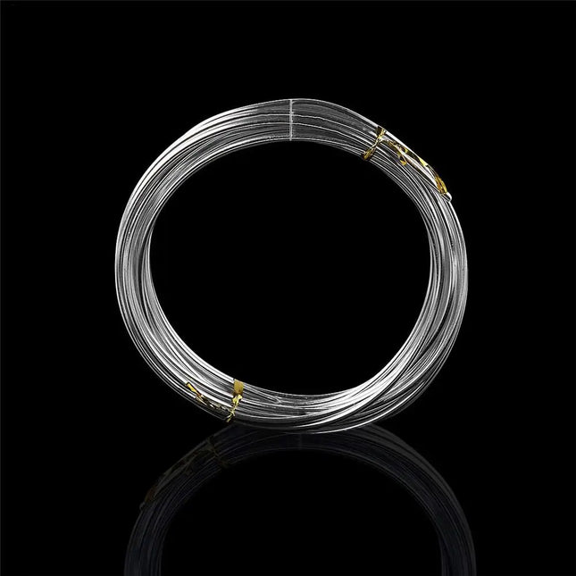 Bendable Craft Wire Anti Fade Soft Silver Color Bendable Wire Craft Supplies Metal Wire For Doll Skeletons Sculptures Car Models