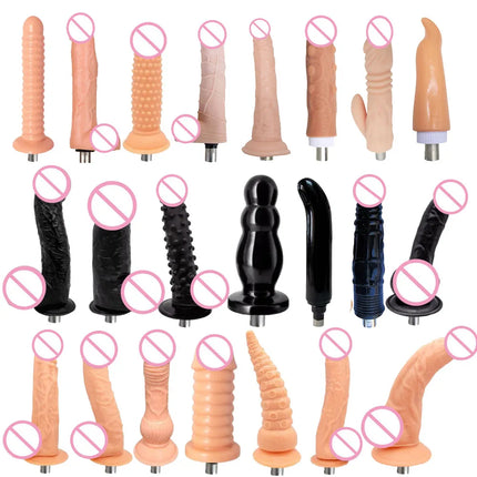 Soft Silicone Dildos for Female Masturbation Automatic Sex Machine  3XLR Accessories Adult Pleasure Toys Sex Tool for Women