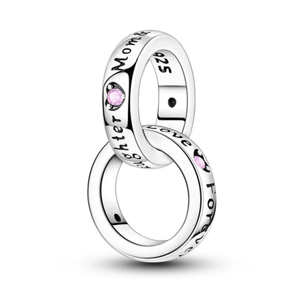 Charm Hot Sales 925 Sterling Silver Charms Beads CZ pave Round Charms Fit Original Bracelet Necklace Charms Jewelry Gift DIY