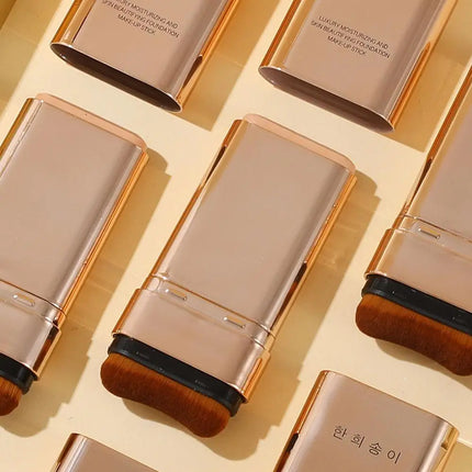 Double Ended Foundation Stick Long-lasting Non-tarnishing Effect Eraser Foundation Make-up Stick Foundation Makeup Concealer