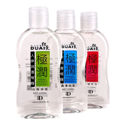 240/2201220ML Sex Lubricant Fire Warming Ice Cooling Feeling Water-based Lubricant Adult Vaginal Anal Lube Easy To Clean Sex Oil