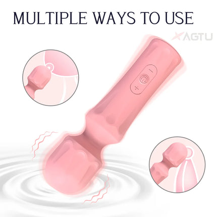 Powerful AV Magic Wand Dildo Vibrator for Women Nipple Clitoris G-spot Vagina Stimulator Vibration Massager Adult Sex Toys 18