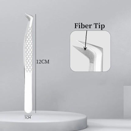 Nanometer Fiber Tip False Lash Tweezers For Eyelash Extension Mega Volume perfect close tip Boot isolation Artist Makeup Tools