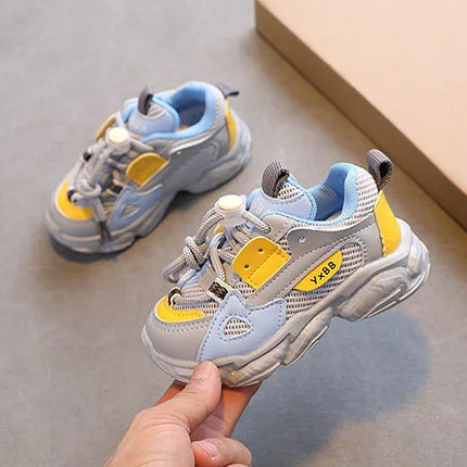 Size 21-36 Baby Toddler Shoes For Boys Girls Breathable Mesh Little Kids Casual Sneakers Non-slip Children Sport Shoes tenis