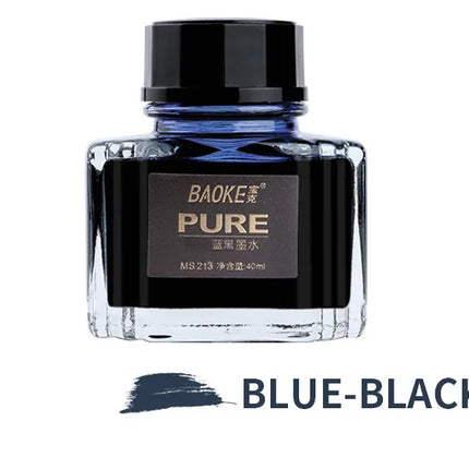 BAOKE 40ml Fountain Pen Ink Bottle Pigment Pure Pen Ink