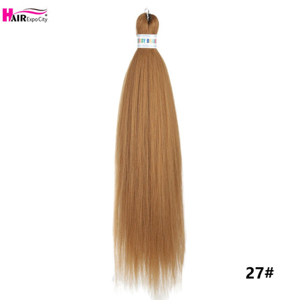 Easy Braids 26Inch Synthetic Jumbo Braids Hair Extensions Ombre Colorful Braiding Hair Pre Stretched Hair Expo City
