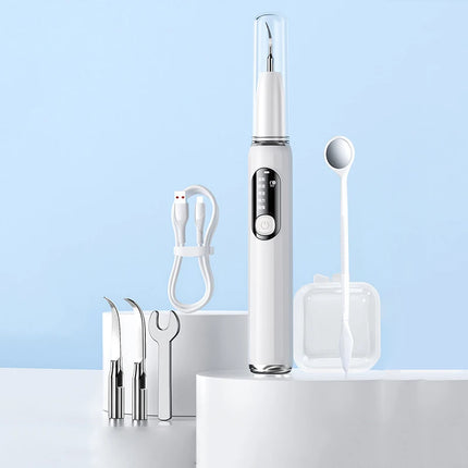 Portable Ultrasonic Dental Scaler Five Modes Of High Frequency Oral Irrigator Cleaning Dental Plaque Cleaner Tartar Remover.