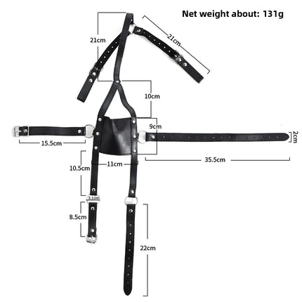 XXOO Adjustable Leather Mouth Gag Harness BDSM Bondage Slave Restraint Muzzle Gag Adult Game Sex Toy for Women Men Fetish Gear
