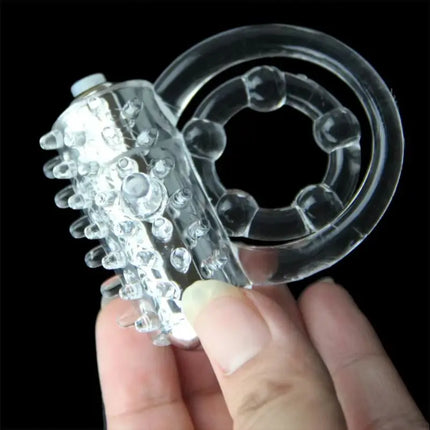 Bumpy Vibrators Pernis Rings ball loop Double Cockring Delay Premature Ejaculation Lock Fine Sex Toys Massage for Men