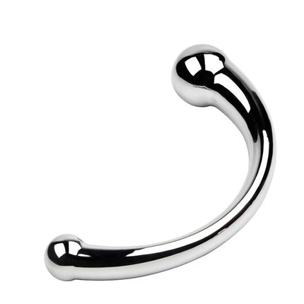 Metal Balls Double-Head Anal Plug G Spot Prostate Massage Stick Anal Hook Butt Plug Vaginal Anal Expansion Stimulator Sex Toys
