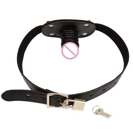 Mask Plug Bondage Equipment Bdsm Dildo Open Mouth Gag Deepthroat Oral Plug Mouth Ball Fun Sex Toys Adults Sexy Slave Games