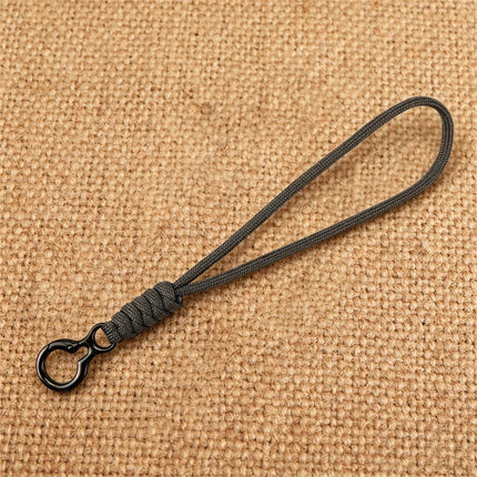 Outdoor Paracord Keychain with Trigger Snap Hook Hand-Woven Survival Camping Hiking Accessories for Car Keys Backpack EDC Gear
