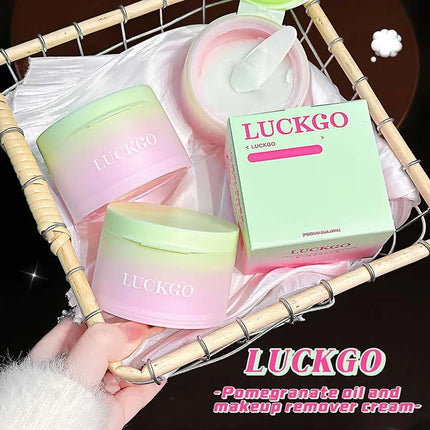 Mild non-irritating Makeup Remover LUCKGO Guava Plant Extract Deep Clean, Moisturizing, Strong Eye Makeup Removal power