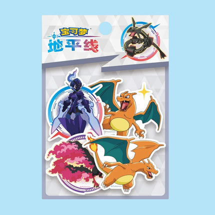 Genuine Pokemon Dazzling Stickers Cartoon Pikachu Toys Decals For Scrapbooks Diary Water Mugs Phones Decor Sticker Girls Gifts
