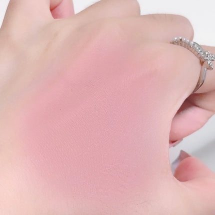 1Pc Monochrome Blush Face Mineral Pigment Peach Orange Nude Pink Matte Natural Blush Contour Shadow Cheek Blusher Cosmetics