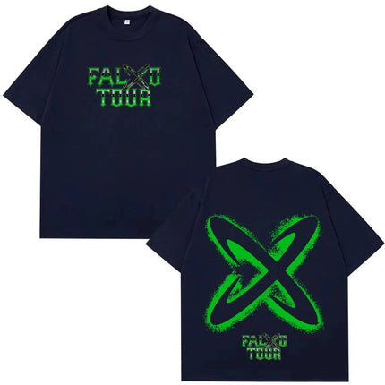 Feid VS Ferxxo 2026 "Falxo Tour – El Mano a Mano Del Año" Graphic T-Shirt, Unisex Hip-Hop Latin Urban Style Loose Cotton T-shirt