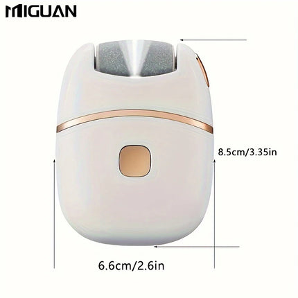 White foot grinding machine, USB charging, easy to carry and use, remove dead skin and calluses from feet