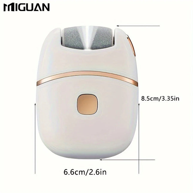 White foot grinding machine, USB charging, easy to carry and use, remove dead skin and calluses from feet