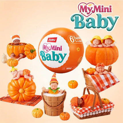 New Autumn Limited Edition Zuru Mini Brands My Mini Baby Pumpkin Patch Mystery Capsule Collection Doll Blind Box Toy