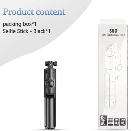 New Wireless Bluetooth Selfie Stick Mobile Phone Holder Retractable Portable Multifunctional Tripod With Wireless Remote Shutter