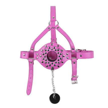 Adult Oral Sex Toys Exotic Bondage Gear Slave Gag Ring with Open Mouth Ball Gag for Couples Sexual Experimentation And Role Play