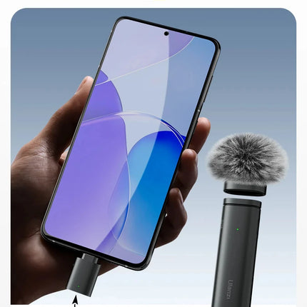 Ulanzi VM-10 Wireless Lavalier Microphone Portable Audio Video Recording Mic For iPhone 16 15 14 Android Live Broadcast Gaming