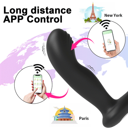 Unisex Dildo Prostate Massager Remote Control Plus APP Vibrator Gay Butt Plug Wireless Remote Control Butt Plug Adult Products