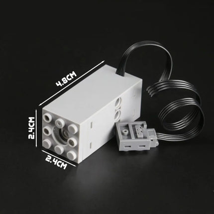 DIY Building Blocks Technical Motor Sprayer Electric Exhaust Modified Motor For High-Tech Train Car Parts Compatible with Legoed