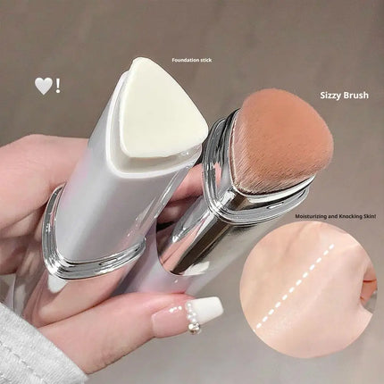 Natural Matte Double Head Foundation Make-up Stick High Coverage Pore Invisible Makeup Foundation Stick Long Lasting Make-up
