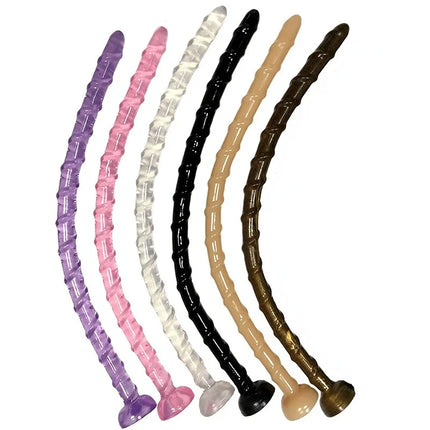 1PC 47cm Super long Anal Plug Dildo Soft Silicone Butt Plug For Female Male Gay Masturbation Anal Sex Toy Anus Dilator Expander