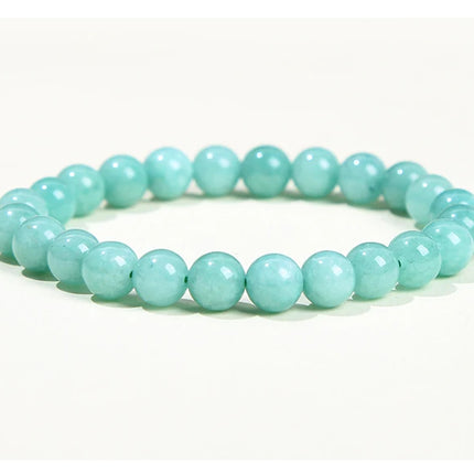 JD Natural Stone Beads Bracelet Amethyst Tiger Eye Crystal Quartz Agate Gem Beads Bangles Women Men Reiki Healling Jewelry Gift