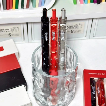 KACO Coca Cola & Treasure Co Branded Gel Ink Pen High Capacity Quick Drying Glacier Explores Writing,Office,Exam Stationery Pens