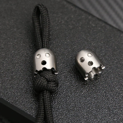 Stainless Steel Ghost Knife Drop Pendant Adult Fidget Toy Paracord Rope Decompression Toys Edc Accessory Fashion Men Women Gift