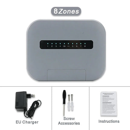 6 /8 Station Tuya WiFi Indoor Smart Sprinkler Controller Irrigation System Remote Control by Phone Works with Smartlife EU Plug