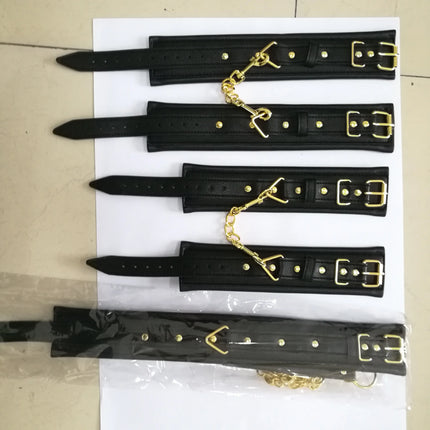Puppy play Superior Quality Collars Wrist Cuffs Ankle Cuffs for Roleplay, Adult Couples Sex Game, Fetish Bondage Restraints