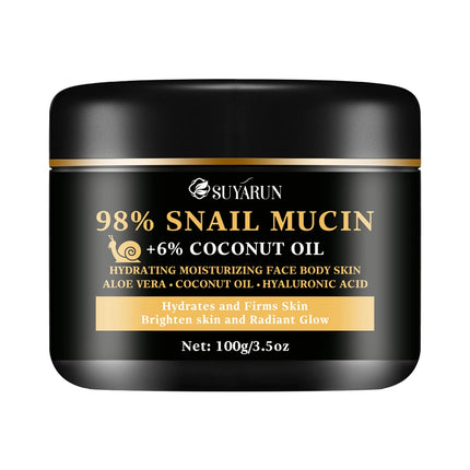 92% snail lotion and 5% hyaluronic acid, lighten fine lines, firm and moisturize, suitable for all skin types