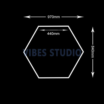 Garage Hexagon LED Light 50000H 6500K Ultra Bright for Home Gym Barbershop Car Detailing Bar Basement Workshop Ceiling Lighting