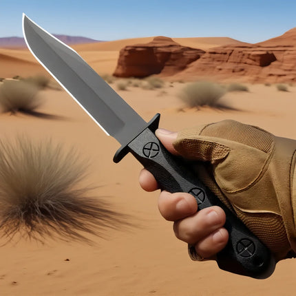 EK45- Jungle Obstacle Removal Knife, 1095 High Carbon Steel Outdoor Knife, Camping and Mountain Climbing Emergency Knife