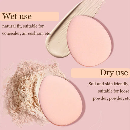 6/10Pcs Mini Finger Puff Foundation Small Air Cushion Powder Sponge Face Concealer BB Cream Cosmetic Applicator Makeup Tools