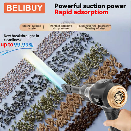 BELIBUY Home Appliance Vacuum Cleaner USB Charging High Power Strong Suction Carpet Cleaner Machine Vacuum Cleaner For Car