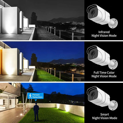 Tuya 5G Wifi IP Camera Outdoor Bullet 5MP Home Security Camera Motion Detection 1080P HD Color Night Vision Audio Surveillance
