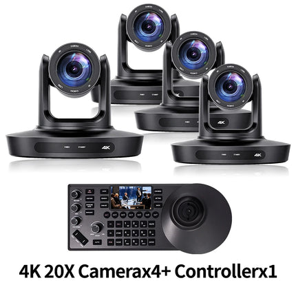 PTZ Camera 4K 20X Zoom Video Conference Camera Kit Church Meeting live broadcast PTZ camera Controller for Video Conferencing