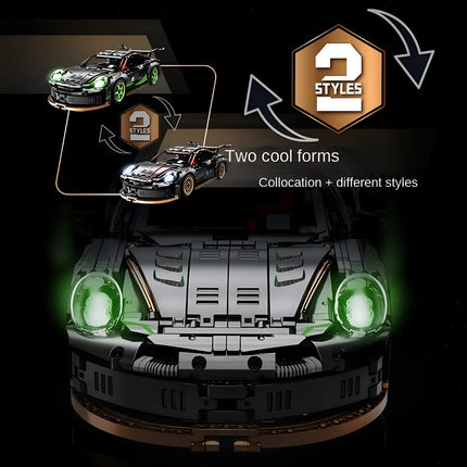 Racing Model Building Blocks Technology 1:10 DIY Supercar building blocks Puzzle Toys for Children Adult Gift (1880+ pellets)